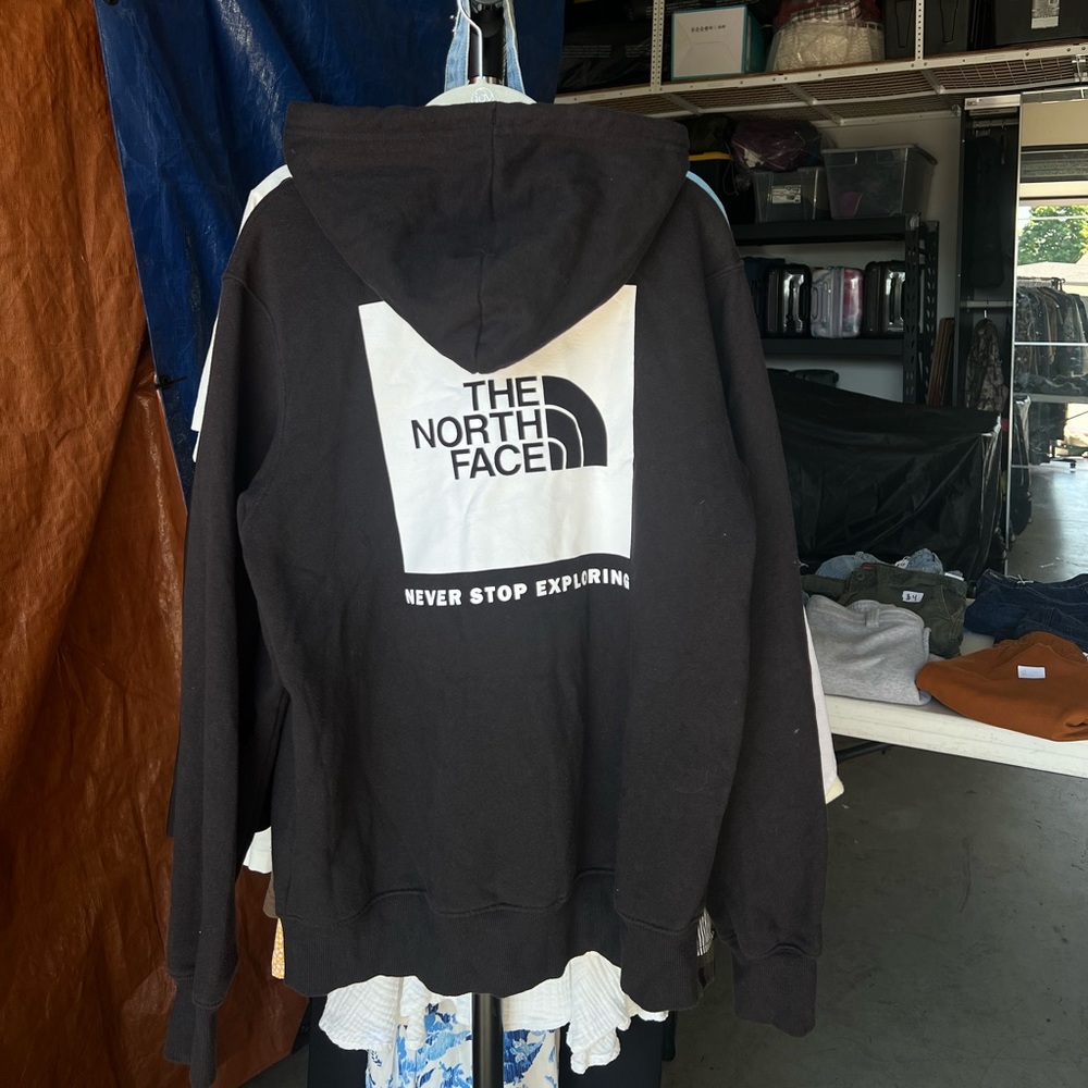 The north face never stop exploring hoodie